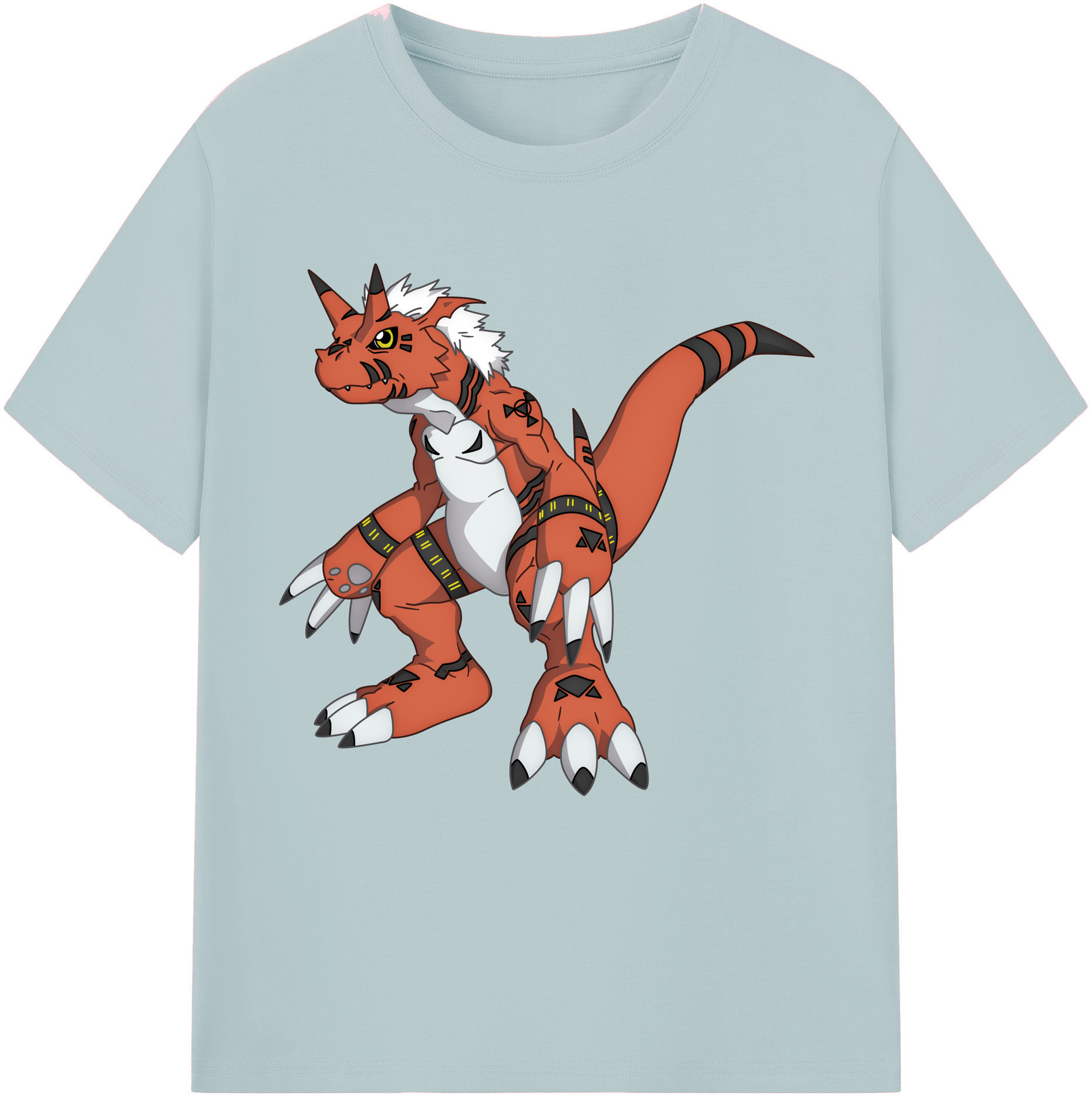 （画像用） Digimon デジタルモンスター/デジモン 綿100％半袖Tシャツ（フロントプリント）